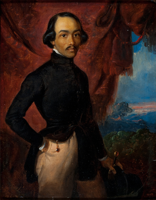 Self-Portrait 1841 by Raden Saleh  Tropenmuseum